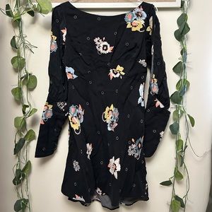 Free People Floral Mini Dress